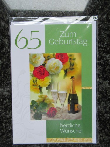 Geburtstagskarte - , 65