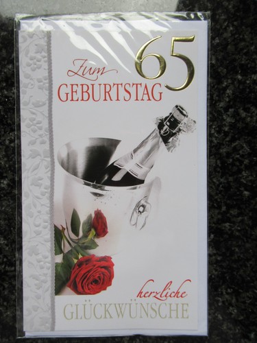 Geburtstagskarte - , 65