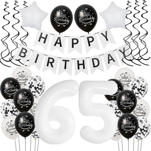 Luftballon geburtstag - 65.,