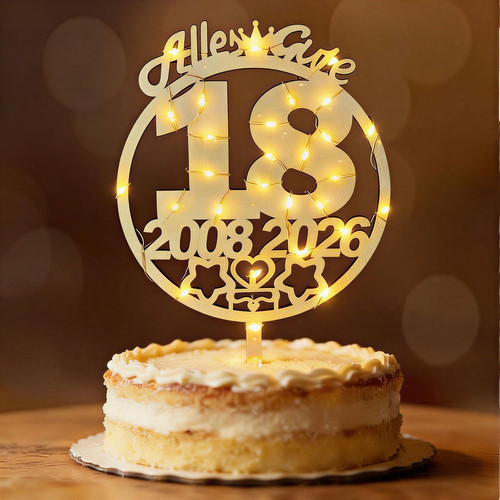 Tortendeko geburtstag - tortendeko, 18