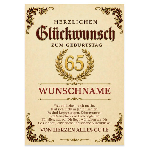 Poster zum geburtstag - poster,