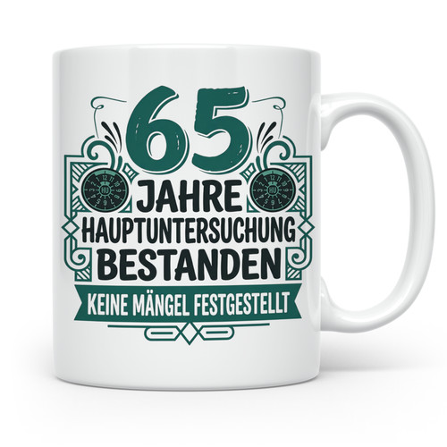 Geburtstag tasse mann - 65.,