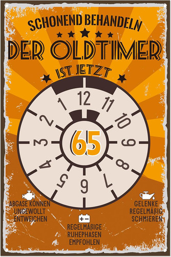 Retro blechschild schild - retro,