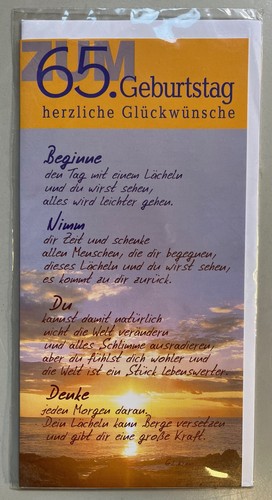 Geburtstag - 65.,