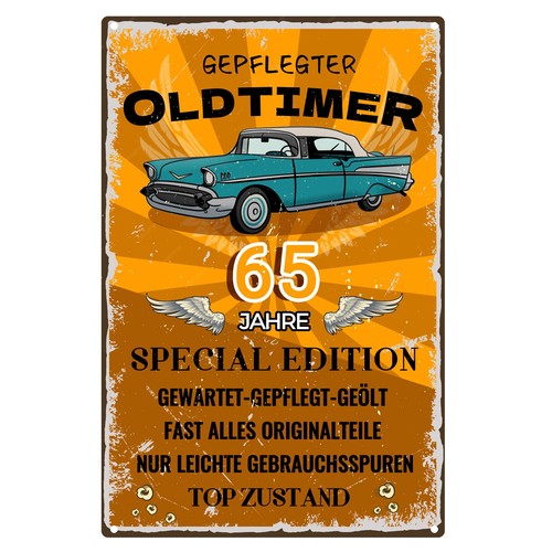 Blechschild geburtstag mann - geburtstag,