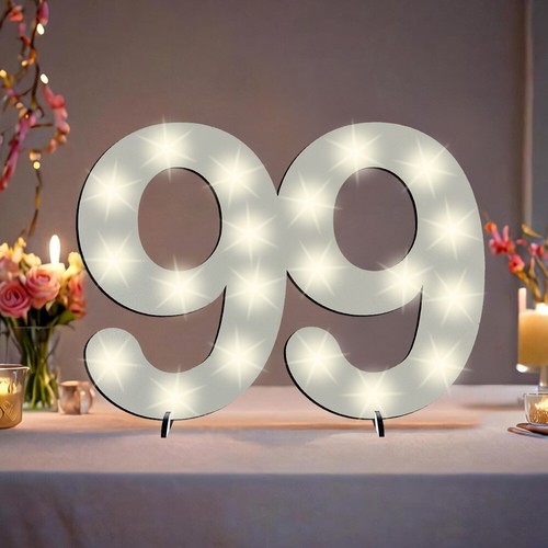 Leuchtende led zahl xxl - led-zahl,