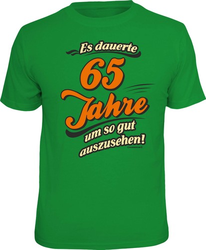 Geburtstag herren shirt - 65.geburtstag,