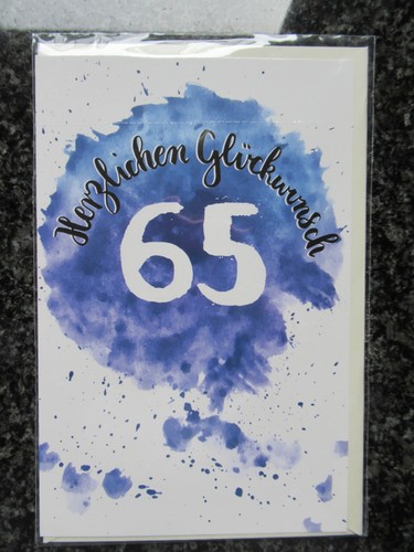 Geburtstagskarte - , 65