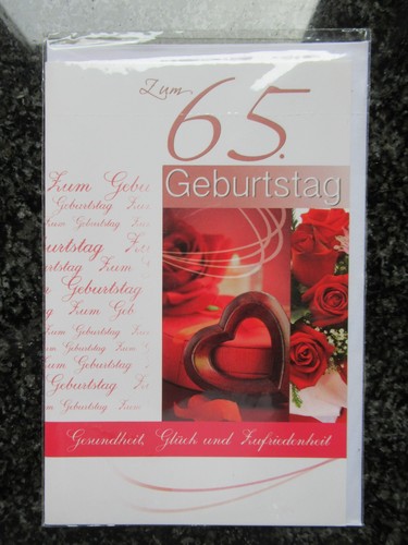 Geburtstagskarte - , 65