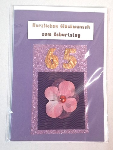 Geburtstagskarte - , 65
